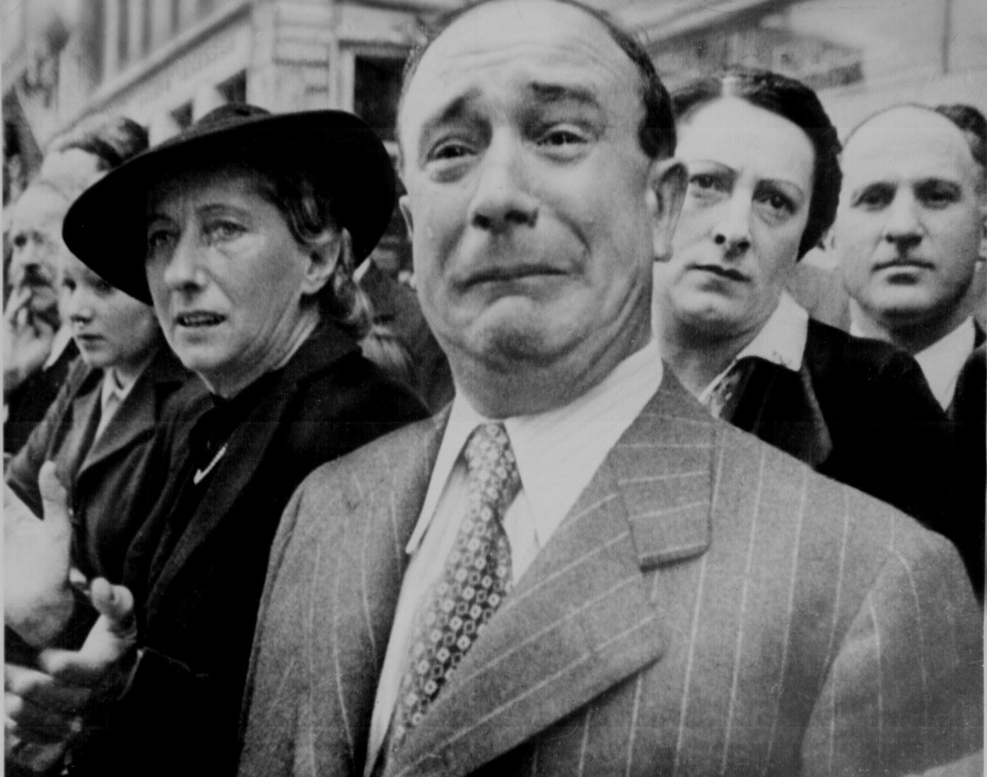 A Frenchman Weeps as Paris Falls