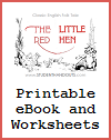 The Little Red Hen eBook with Worksheets The Little Red Hen eBook with Worksheets