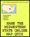 Name the Midwestern State Online Map Quiz Name the Midwestern State Online Map Quiz