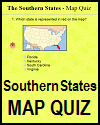 Southern States Online Map Quiz Southern States Online Map Quiz