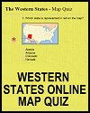 Western States Online Map Quiz Western States Online Map Quiz