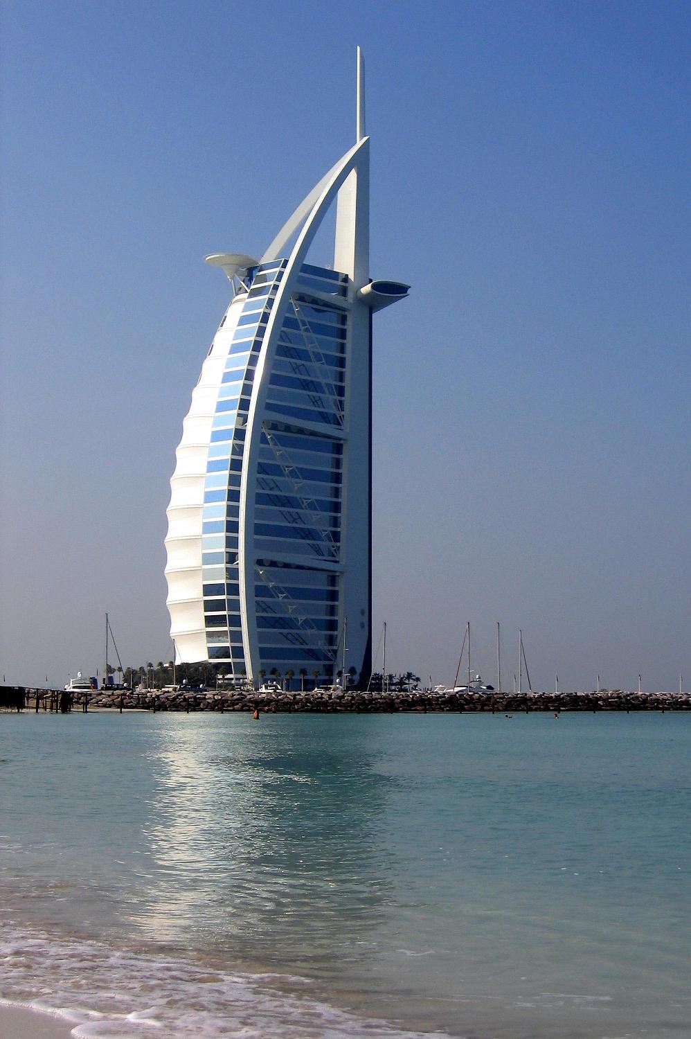 Burj-al-Arab Hotel in Dubai, UAE