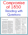 Compromise of 1850 Reading with Questions Compromise of 1850 Reading with Questions