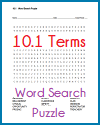 10.1 Terms Word Search Puzzle 10.1 Terms Word Search Puzzle