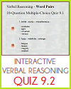 Quiz #2 - Grade 9 Interactive Verbal Reasoning Quiz #2 - Grade 9 Interactive Verbal Reasoning