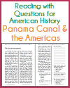 Canal and the Americas Reading with Questions Canal and the Americas Reading with Questions