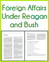 Foreign Affairs Under Reagan and Bush Reading with Questions Foreign Affairs Under Reagan and Bush Reading with Questions