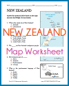 New Zealand Map Worksheet New Zealand Map Worksheet