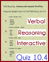 Verbal Reasoning Interactive Quiz 10.4 Verbal Reasoning Interactive Quiz 10.4