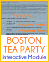 Boston Tea Party Interactive Module Boston Tea Party Interactive Module