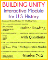 Building Unity Interactive Module Building Unity Interactive Module for American History