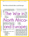 War in North Africa and Europe Reading with Questions War in North Africa and Europe Reading with Questions