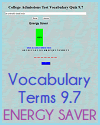 Vocabulary List 9.7 Energy Saver Game Vocabulary List 9.7 Energy Saver Game