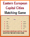 Eastern European Capital Cities Question Time Matching Game Eastern European Capital Cities Question Time Matching Game