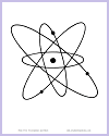 Science Room Printable Sign with Atom Science Room Printable Sign with Atom