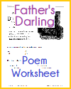 Father's Darling Poem Worksheet Father's Darling Poem Worksheet