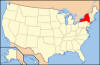 New York State Position/Location Map New York State Position/Location Map