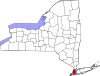 N.Y.C. State Counties Map NYC State Counties Map