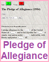 Pledge of Allegiance Gap Text Quiz Game Pledge of Allegiance Gap Text Quiz Game