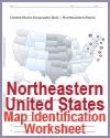 Northeastern United States Map Identification Worksheet Northeastern United States Map Identification Worksheet