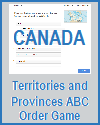 Canadian Territories and Provinces ABC Order Game Canadian Territories and Provinces ABC Order Game