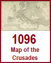 Map of Europe in 1096 During the Crusades Map of Europe in 1096 During the Crusades