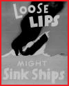 Loose Lips Might Sink Ships Poster Loose Lips Might Sink Ships Poster