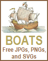 Boats and Waterways - JPGs, PNGs, and SVGs