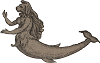 1604 English dog-faced mermaid