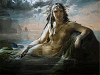 Mermaid by Elisabeth Baumann (1873) JPG PNG SVG
