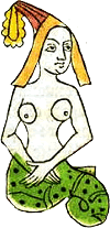 late medieval mermaid