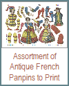 Assortment of Antique Panpins to Print Assortment of Antique Panpins to Print