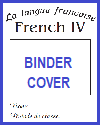 French IV Binder Cover PDF Printable