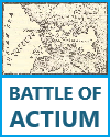 Map of the Battle of Actium.