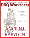 Ancient Babylonian Artifact DBQ Worksheet Ancient Babylonian Artifact DBQ Worksheet