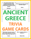 "The Glory That Was Greece" Printable Trivia Cards "The Glory That Was Greece" Printable Trivia Cards
