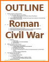 Roman Civil War PDF Outline Roman Civil War PDF Outline