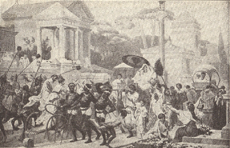 Street Scene of Ancient Rome