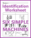 Six Simple Machines Identification Worksheet Six Simple Machines Identification Worksheet
