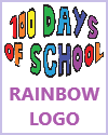 100 Days of School Rainbow Bubble Logo 100 Days of School Rainbow Bubble Logo