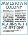 Jamestown Colony Reading with Questions Jamestown Colony Reading Worksheet with Questions