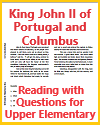 King John II of Portugal & Columbus Reading with Questions