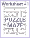 Maze 1 Puzzle Worksheet for Kids Maze 1 Puzzle Worksheet for Kids