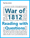 War of 1812 Reading with Questions War of 1812 Reading with Questions