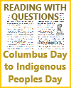 From Columbus Day to Indigenous Peoples Day Reading with Questions Printable Worksheet From Columbus Day to Indigenous Peoples Day Reading with Questions Printable Worksheet