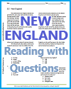 New England Reading with Questions for High School United States History New England Reading with Questions for High School United States History