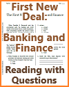 First New Deal: Banking and Finance Reading with Questions First New Deal: Banking and Finance Reading with Questions