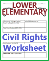 Primary School Civil Rights Worksheet Primary School Civil Rights Worksheet