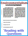 Environmentalism Reading with Questions Environmentalism Reading with Questions