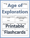 Age of Exploration Printable Flashcards Age of Exploration Printable Flashcards